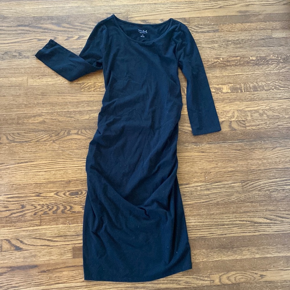Black Isabel Maternity Dress